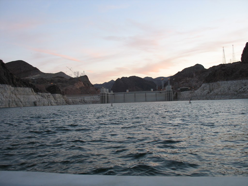 behind Hoover Dam