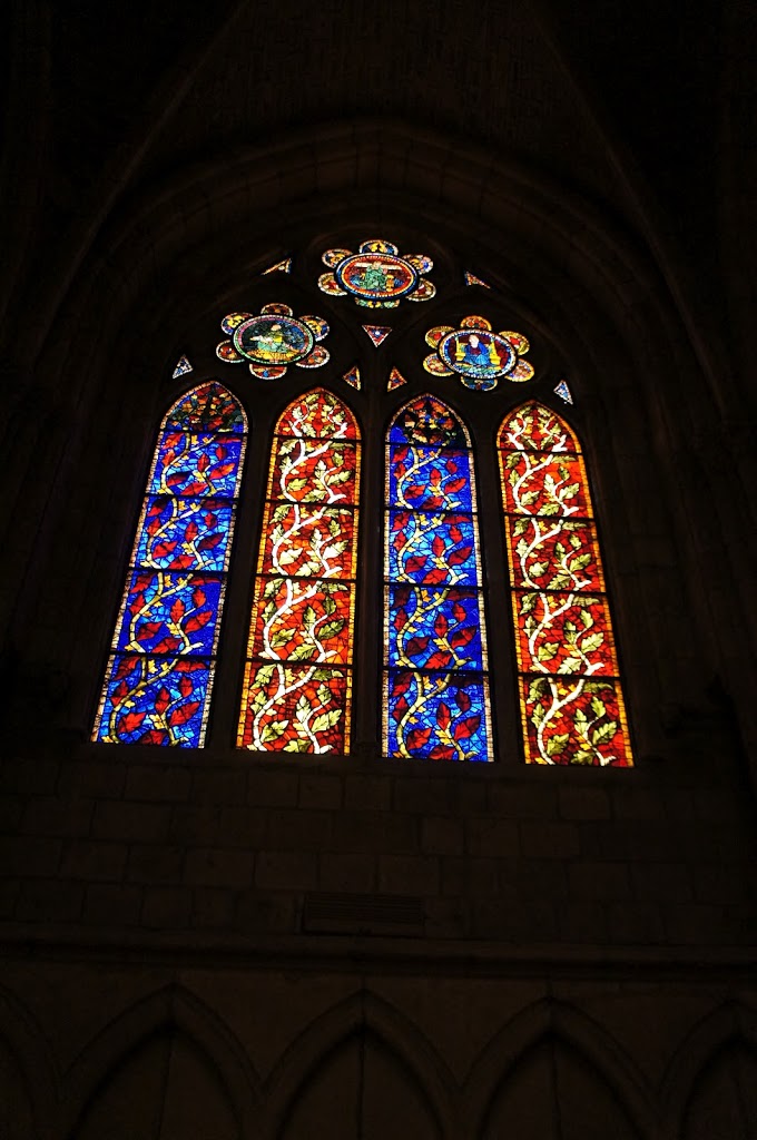 exploring inside one of the Camino’s cathedrals