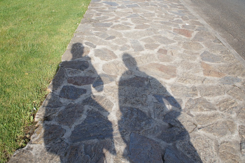 first glimpse of the Catedral de Santiago de Compostela