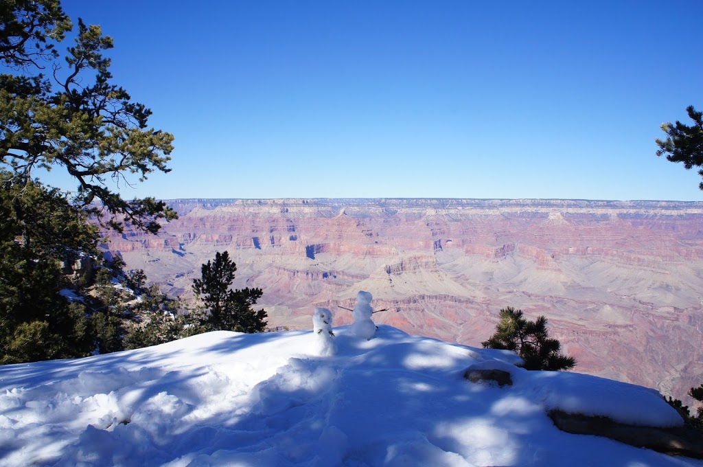 snow at the Canyon